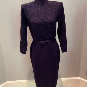 Vintage Beaded St. John Knit Dress